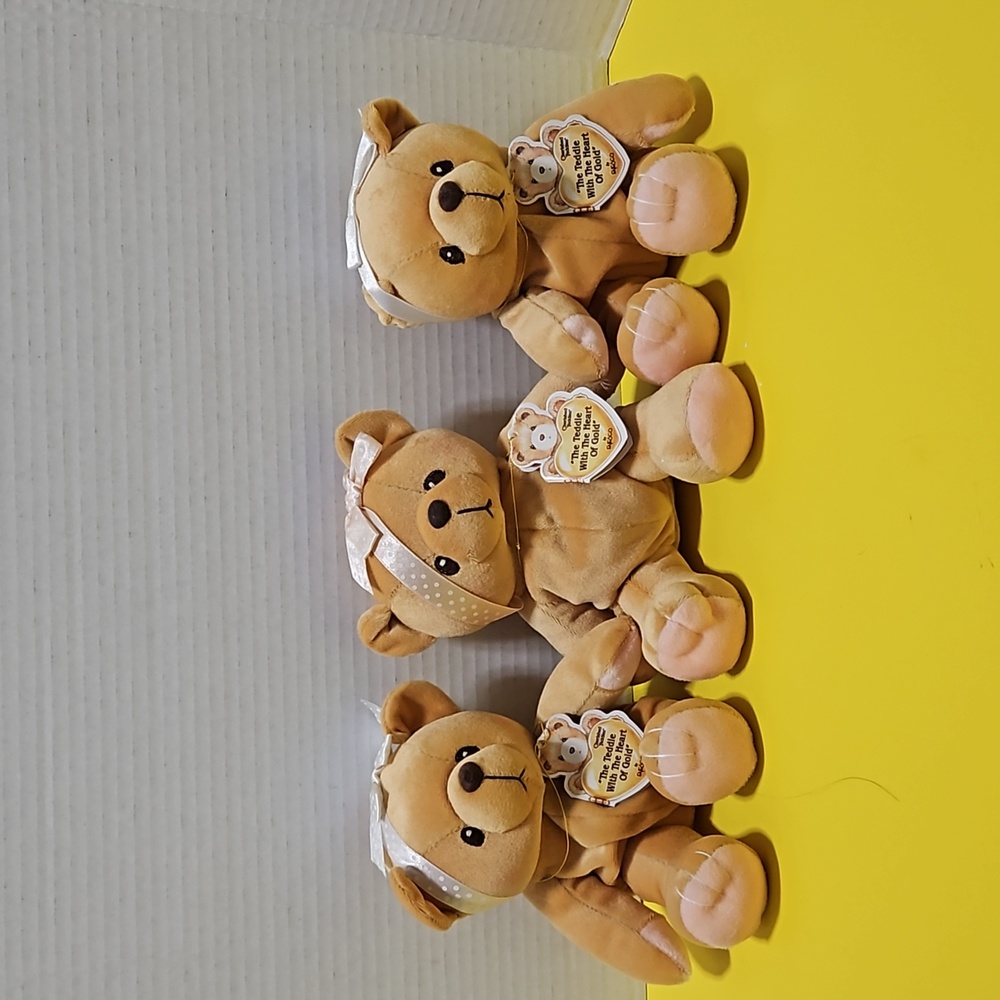 Cherished Teddies Jacki, Sara, Karen Stuffed Collectible Bears By Enesco w/tags